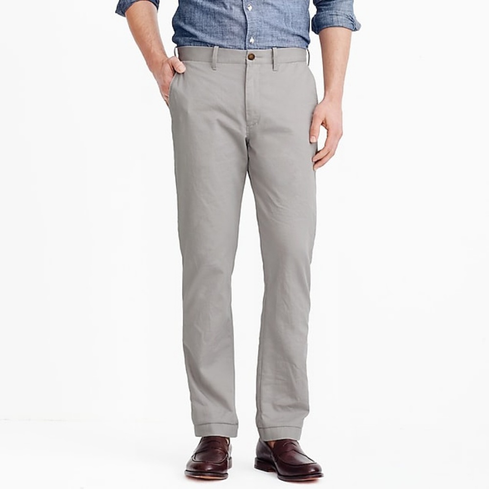 J Crew Sutton Straight Fit Broken In Chino